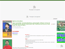 Tablet Screenshot of caprino-ovinocultura.com.br